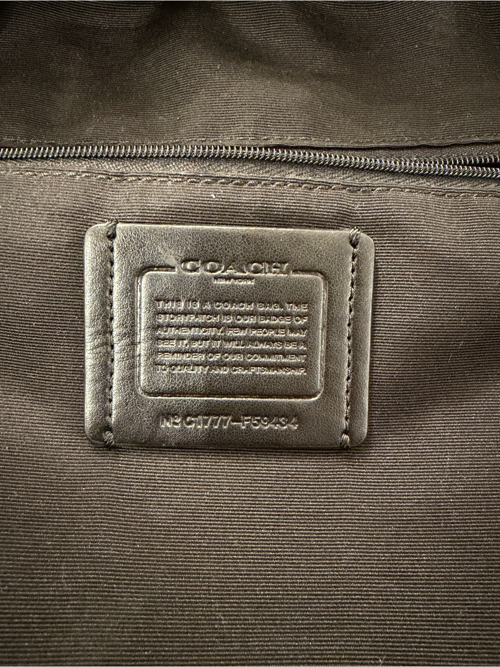 Coach Nylon Floral Drawstring Backpack - Picture 8 of 11